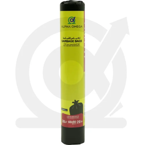 Garbage Bag 60 x 90 cm (30 gallons), Black, 20 pcs