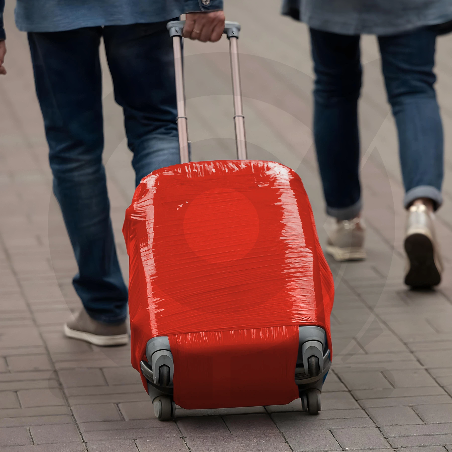 Stretch Film Rolls for Manual Application - Red - Image 2