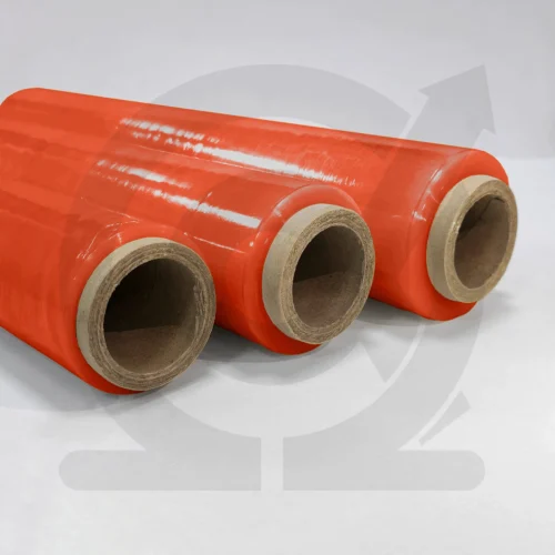 Stretch Film Rolls for Manual Application - Red